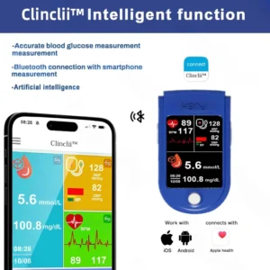 🏆𝟗𝟗.𝟗% 𝐀𝐜𝐜𝐮𝐫𝐚𝐜𝐲 ✅𝐍𝐇𝐒 𝐀𝐩𝐩𝐫𝐨𝐯𝐞𝐝 | Clinclii 𝐍𝐨𝐧-𝐈𝐧𝐯𝐚𝐬𝐢𝐯𝐞 𝐁𝐥𝐨𝐨𝐝 𝐆𝐥𝐮𝐜𝐨𝐬𝐞 𝐌𝐞𝐭𝐞𝐫 -🔥𝐍𝐇𝐒 𝐒𝐮𝐛𝐬𝐢𝐝𝐢𝐳𝐞𝐝 𝐏𝐫𝐨𝐝𝐮𝐜𝐭