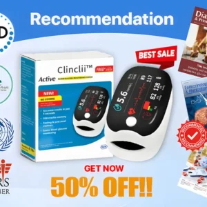 [Official Store] Clinclii™ GlucoSense Laser Blood Glucose Monitoring Device