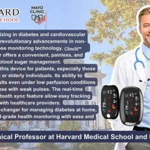[Official Store] Clinclii™ GlucoSense Laser Blood Glucose Monitoring Device