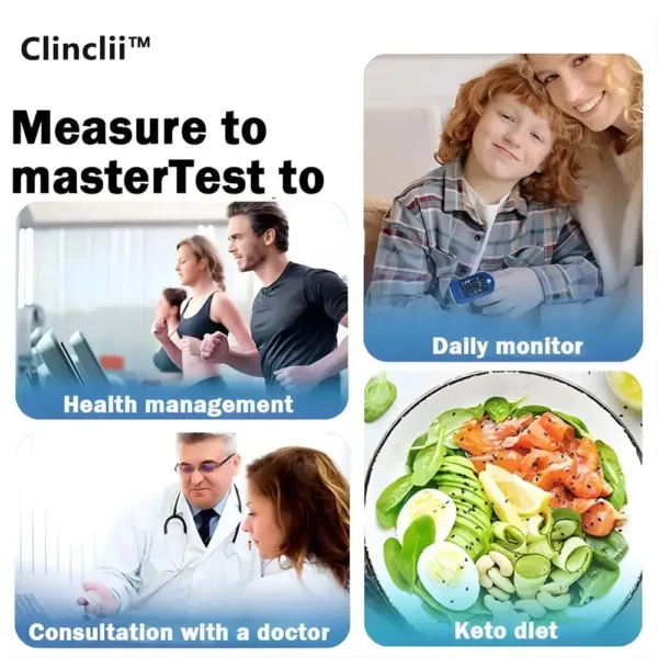 Clinclii™ High Precision Non-Invasive Blood Glucose Meter👨‍⚕️ is clinically certified to be & 99.9% accurate
