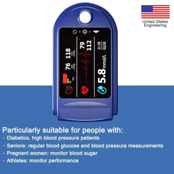 Clinclii™ High Precision Non-Invasive Blood Glucose Meter👨‍⚕️ is clinically certified to be & 99.9% accurate