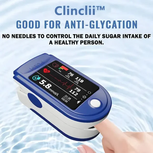 Clinclii™ High Precision Non-Invasive Blood Glucose Meter👨‍⚕️ is clinically certified to be & 99.9% accurate